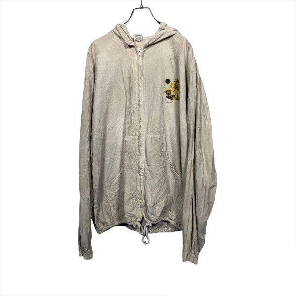 【中古】【古着】 COTTONSEED フルジップジャケット バックプリント sizeL 古着卸 アメリカ仕入 st2110-3034