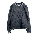 【中古】【古着】 Horizon ナイロンジャケット Lサイズ キッズ ブラック スナップボタン 古着卸 アメリカ仕入 t2111-3996