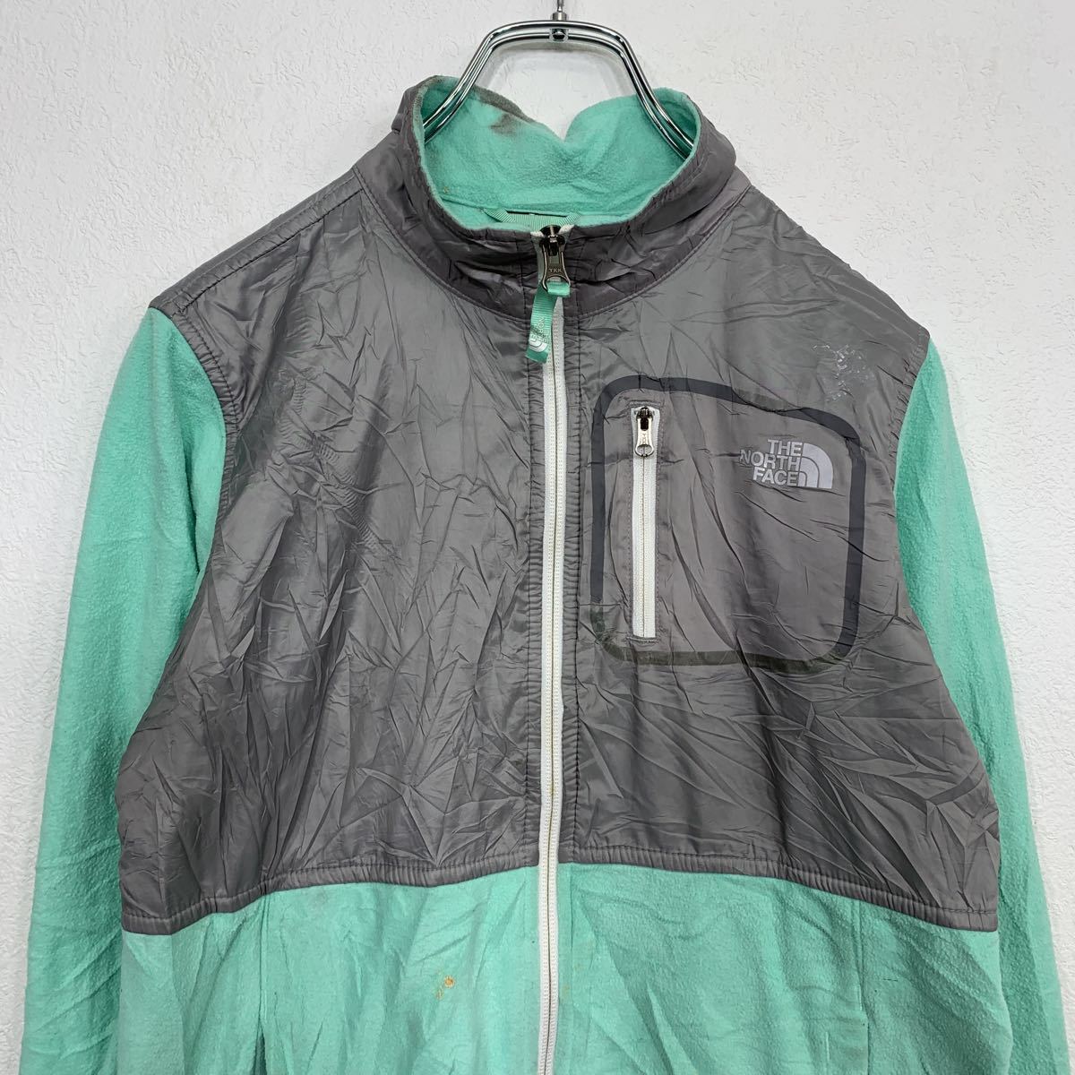 【中古】【古着】 THE NORTH FACE フリースジャケット キッズ ガールズ XL パステルグリーン ノースフェイス 古着卸 アメリカ仕入 t2111-4205 2