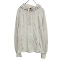 【中古】【古着】 CG by Champion ジップアップパーカー L ホワイト 古着卸 アメリカ仕入 t2111-4695