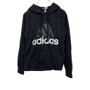 adidas パーカー キッズ XS ブラック アディダス ロゴスウェット ロゴ adidasパーカー スポーツ 古着卸 アメリカ仕入 t2111-4851