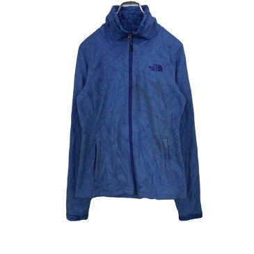 THE NORTH FACE フリースジャケット レディース XS ブルー ノースフェイス ジップアップ アウトドア ロゴ 古着卸 アメリカ仕入 t2111-4918