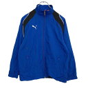 【中古】【古着】 PUMA ナイロンジャケット キッズ L 152 ブルー プーマ スポーツ ジャージ 古着卸 アメリカ仕入 t2111-4968