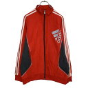 【中古】【古着】 adidas ナイロンジャケット キッズ 170 レッド アディダス スポーツ 古着卸 アメリカ仕入 t2111-4969