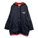 【中古】【古着】 PUMA ナイロンジャケット キッズ 160 ブラック 裏ボア アウター スポーツ プーマ 古着卸 アメリカ仕入 t2111-4978