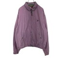 【中古】【古着】 TOMMYHILFIGER ジャケット レディース L パープル トミーヒルフィガー ジップアップ タイダイ柄 ロゴ 古着卸 アメリカ仕入 t2111-5036