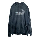 【中古】【古着】 PUMA スウェットパーカー Mサイズ プーマ グレー 古着卸 アメリカ仕入 t2112-3535