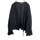 TURNOVER ニットカーディガン Lサイズ レディース ブラック 古着卸 アメリカ仕入 t2112-3609