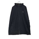 【中古】【古着】 Kappa ジップアップジャケット XXL ブラック カッパ ロゴ ワンポイント 厚手 裏起毛 フーディー 古着卸 アメリカ仕入 t2112-3666