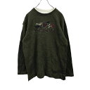 【中古】【古着】 Bobbie Brooks スウェットトレーナー Sサイズ レディース モスグリーン USA製 古着卸 アメリカ仕入 t2112-4224