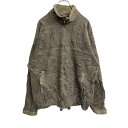 【中古】【古着】 MARKS & SPENCER フリースジャケット Mサイズ ジップアップ グレージュ 古着卸 アメリカ仕入 t2112-4270