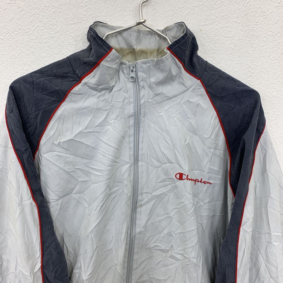 【中古】【古着】 Champion ジップアップジャケット Mサイズ チャンピオングレー 古着卸 アメリカ仕入 t2201-3358