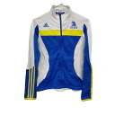 【中古】【古着】 adidas ジップアップジャケット Mサイズ アディダス ブルー 古着卸 アメリカ仕入 t2201-3367