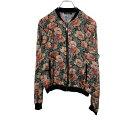 【中古】【古着】 only star ブルゾン キッズ L ピンク グリーン ジップアップ 総柄 花柄 薄手 ジャケット JACKET 古着卸 アメリカ仕入 t...
