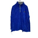 【中古】【古着】 PROFLEECE フリースジャケット M ブルー ハーフジップ ロゴ ワンポイント アウトドア ストリート 古着卸 アメリカ仕入 t2201...