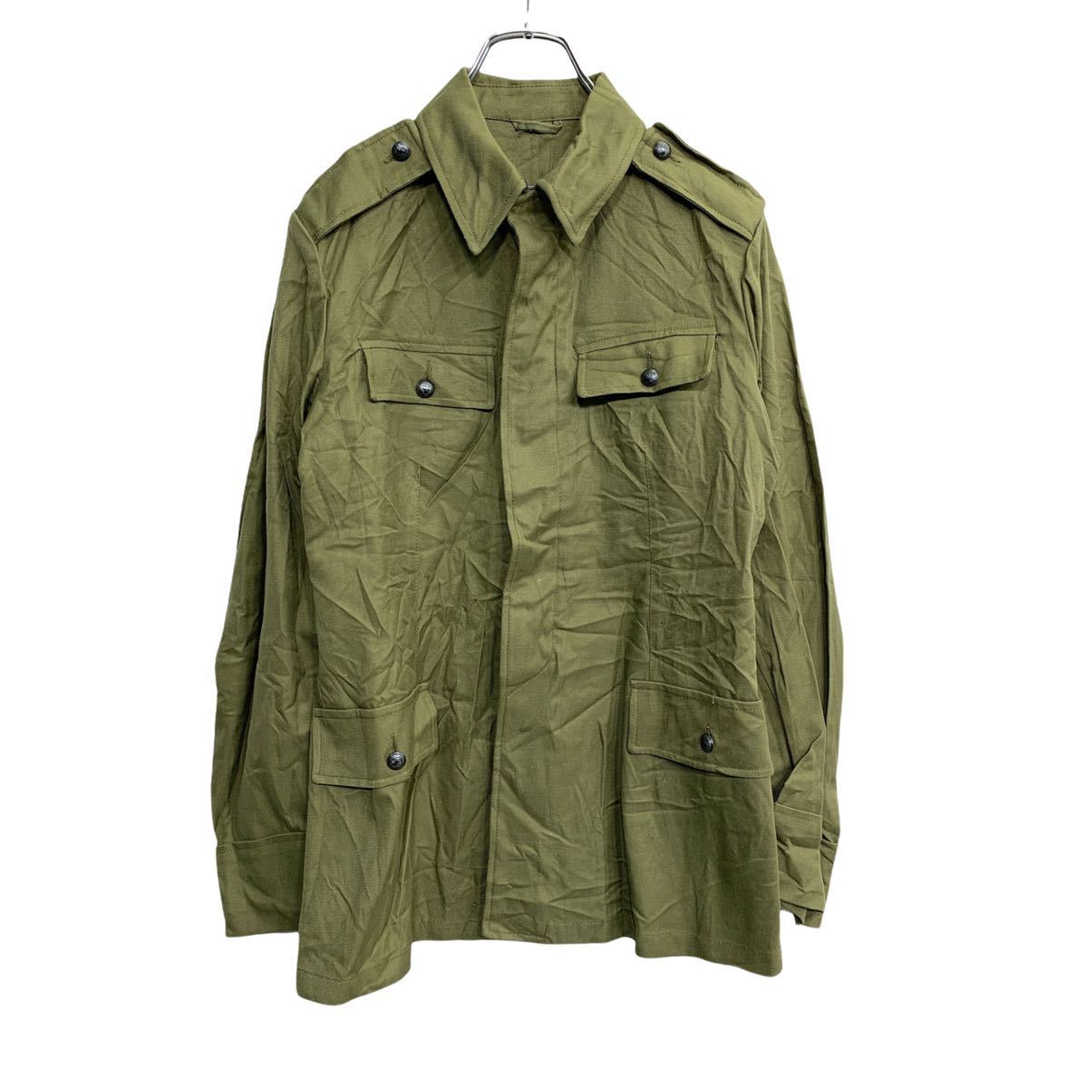 【中古】【古着】 スペイン軍 ミリタリージャケット XSサイズくらい オリーブグリーン 古着卸 アメリカ仕入 t2201-3516