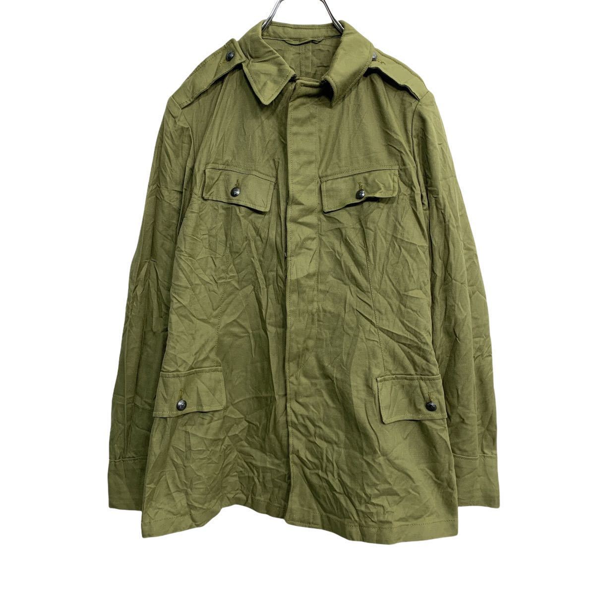 【中古】【古着】 スペイン軍 ミリタリージャケット XSサイズくらい オリーブグリーン 古着卸 アメリカ仕入 t2201-3517