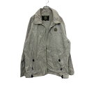 【中古】【古着】 EXTREME LAND SUMMERWAY ジップアップジャケット L ベージュ ロゴ ワンポイント 古着卸 アメリカ仕入 t2201-35...