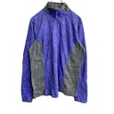 【中古】【古着】 ハーフジップ フリースジャケット Lサイズ レディース パープル グレー 古着卸 アメリカ仕入 t2201-3660