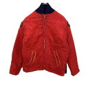 【中古】【古着】 MA-1 レディースLLサイズ程度 レッド 古着卸 アメリカ仕入 t2201-3981(4)