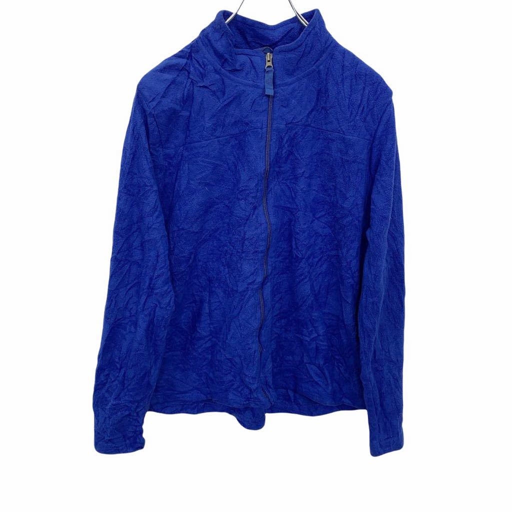 【中古】【古着】 MERONA ジップアップフリースジャケット XLサイズ ビッグサイズ ブルー 古着卸 アメリカ仕入 t2201-4136