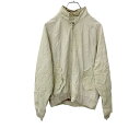 【中古】【古着】 STREET ジップアップジャケット Mサイズ ベージュ 古着卸 アメリカ仕入 t2202-3147