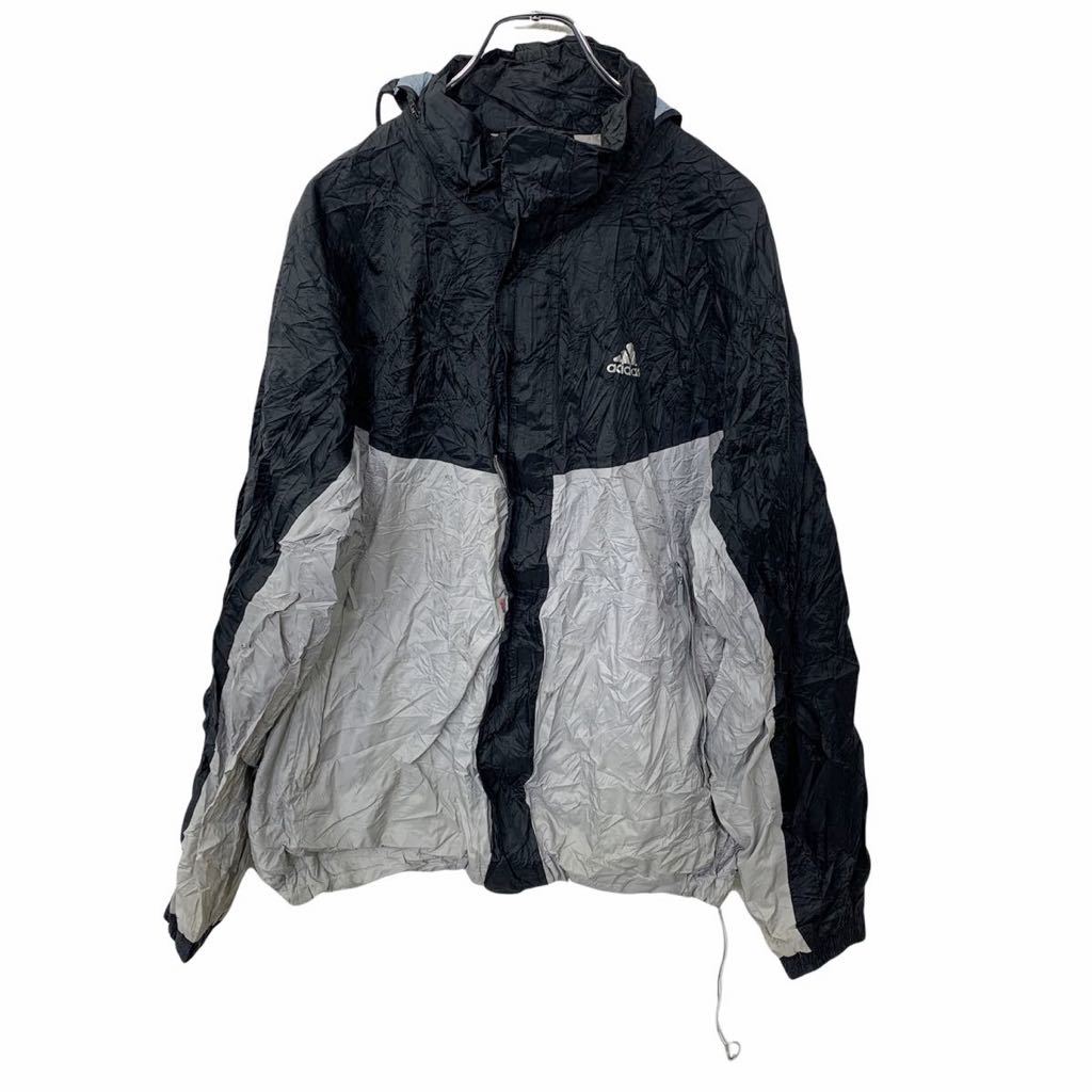 【中古】【古着】 adidas マウンテンパーカー・ジャケット Lサイズ程度 アディダス グレー ブラック 古着卸 アメリカ仕入 t2202-3152