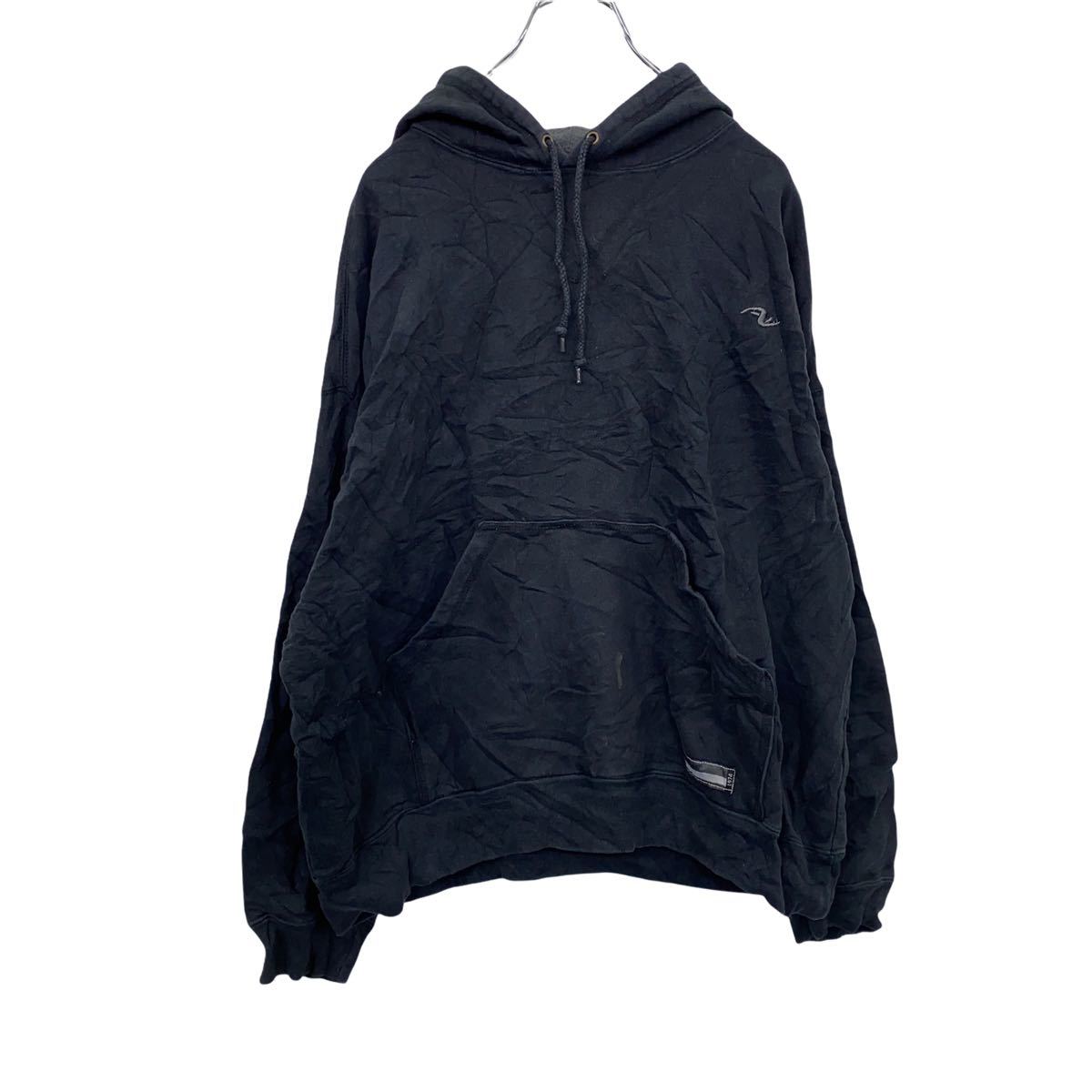 【中古】【古着】 ATHLETIC WORKS スウェットパーカー L ブラック アスレチックスワーク ロゴ フーディ 古着卸 アメリカ仕入 t2202-331...