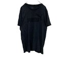 【中古】【古着】 PUMA 半袖Tシャツ S〜 ブラック プーマ スポーツ ロゴ ワンポイント プリント 古着卸 アメリカ仕入 t2202-3524