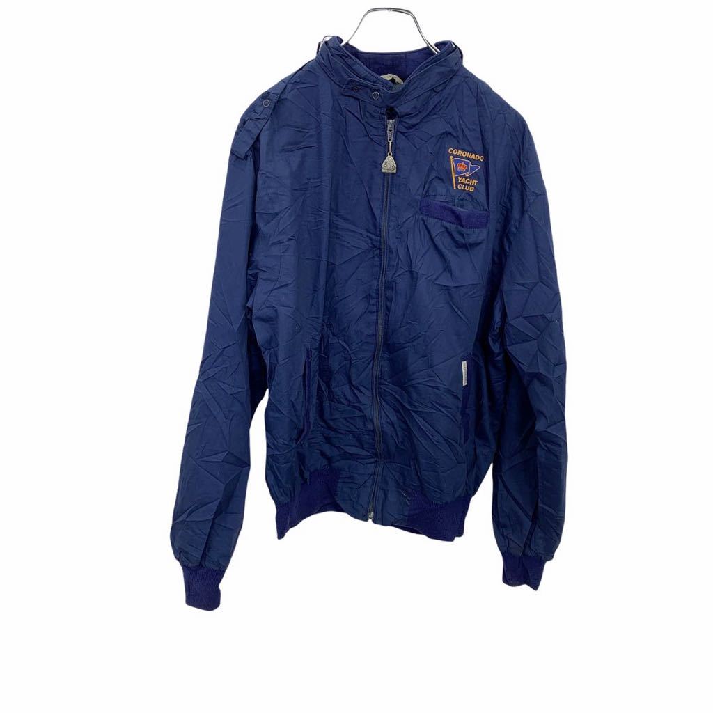 【中古】【古着】 ジップアップジャケット Lサイズ ネイビー 古着卸 アメリカ仕入 t2202-3620