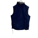 【中古】【古着】 L.L.Bean ジップアップベスト レディース M ネイビー エルエルビーン 裏フリース アウトドア 古着卸 アメリカ仕入 t2202-4297