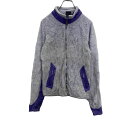【中古】【古着】 Champion フリースジャケット キッズ XL パープル チャンピオン スポーツ フルジップ 古着卸 アメリカ仕入 t2202-4597