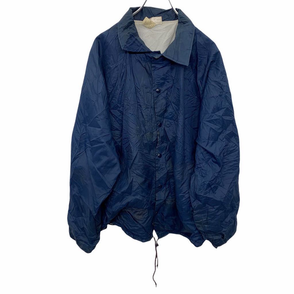 【中古】【古着】 HARTWELL コーチジャケット XLサイズ ナイロン ネイビー 古着卸 アメリカ仕入 t2202-4643