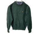 【中古】【古着】 TOMMY HILFIGER ニットセーター Sサイズ トミーヒルフィガー グリーン 古着卸 アメリカ仕入 t2202-4665