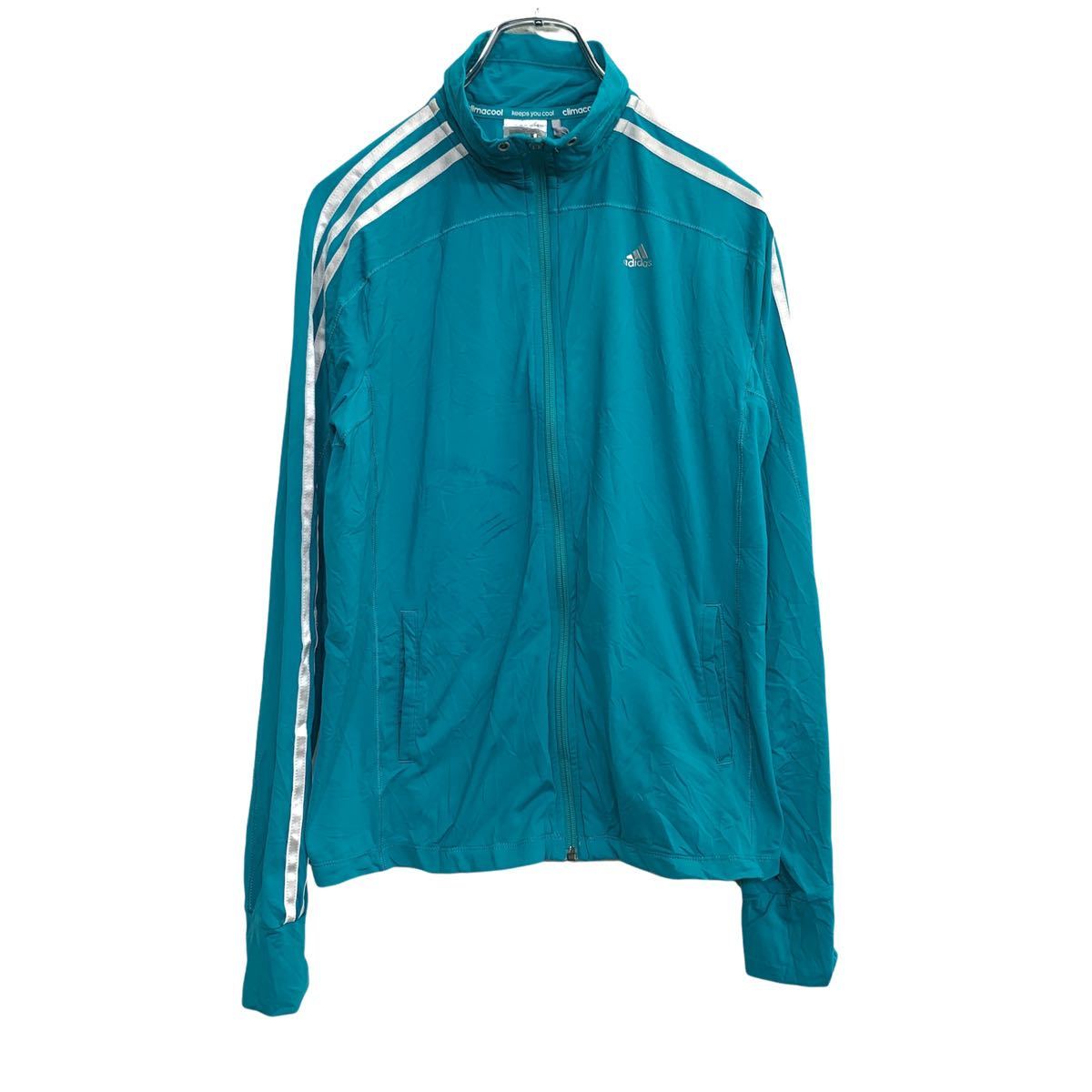 【中古】【古着】 adidas ジャージジャケット Sサイズ アディダス スポーツ レディース グリーン 古着卸 アメリカ仕入 t2203-3119