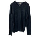 【中古】【古着】 TOMMY HILFIGER ニット レディース Sサイズ トミーヒルフィガー ダークグレー 古着卸 アメリカ仕入 t2203-3272