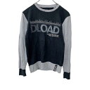 【中古】【古着】 ロングTシャツ XS~Sサイズ程度 ブラック グレー 古着卸 アメリカ仕入 t2203-3449