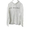【中古】【古着】 プルオーバーパーカー Mサイズ ホワイト 古着卸 アメリカ仕入 t2203-3456