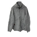 【中古】【古着】 Jimmy ジップアップセーター Lサイズ程度 グレー 古着卸 アメリカ仕入 t2203-3641