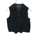 【中古】【古着】 BARRAGE ベスト Sサイズ サイズ表記S ポリエステル ブラック 古着卸 アメリカ仕入 t2204-3065