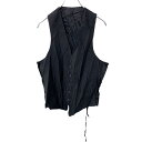【中古】【古着】 ジレベスト Lサイズ程度 ブラック 古着卸 アメリカ仕入 t2204-3330