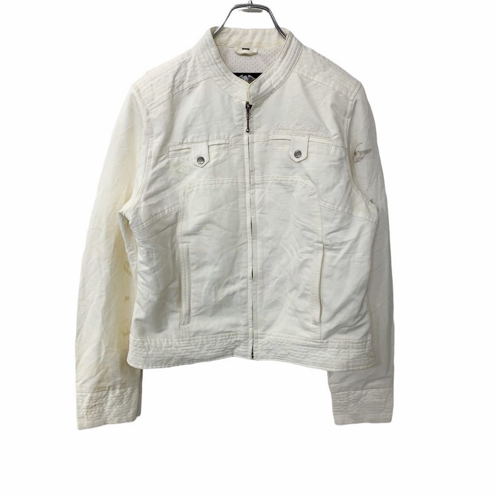 【中古】【古着】 ジップアップジャケット Mサイズ ホワイト 古着卸 アメリカ仕入 t2205-3120