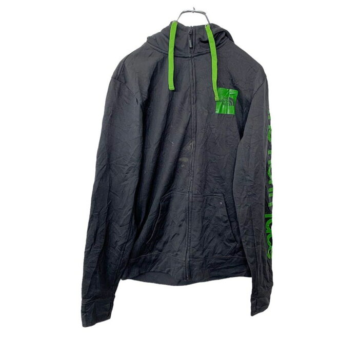 THE NORTH FACE ジップアップパーカー Sサイズダークグレー ライトグリーン 古着卸 アメリカ仕入 t2205-3140