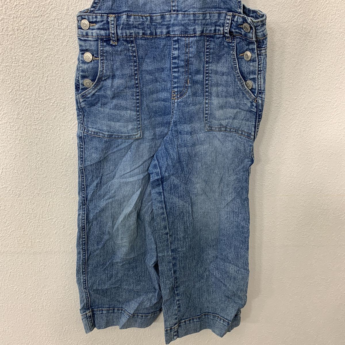 【中古】【古着】 JORDACHE デニムオーバーオール レディース Lサイズ W30程度 ブルー 古着卸 アメリカ仕入 t2205-3353