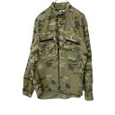 【中古】【古着】 JAXON 長袖迷彩柄シャツ XLサイズ ジャクソン ダークグレー カーキー ダークグリーン ベージュ 古着卸 アメリカ仕入 t2206-30...