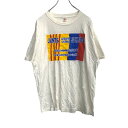 【中古】【古着】 FRUIT OF THE LOOM 半袖 プリントTシャツ XLサイズ フルーツオブザルーム ホワイト 古着卸 アメリカ仕入 t2206-31...