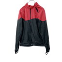 【中古】【古着】 NIKE ジップアップジャケット Lサイズ ナイキ スポーツブランド ブラック レッド 古着卸 アメリカ仕入 t2206-3399