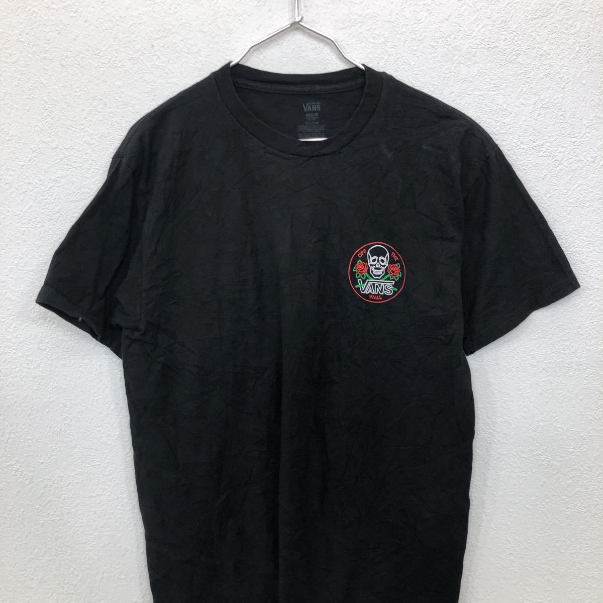 VANS 半袖Tシャツ Mサイズ バンズ ブラック 古着卸 アメリカ仕入 t2206-3416