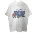 【中古】【古着】 TSI 半袖Tシャツ Lサイズ ホワイト シルクプリント スポーツ 古着卸 アメリカ仕入 t2206-3419