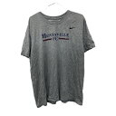 【中古】【古着】 NIKE ロゴTシャツ XLサイズ ナイキ HUNTSTILLE サッカー ドライフィット グレー スウォッシュ 古着卸 アメリカ仕入 t22...